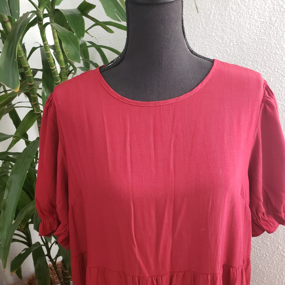 Red Maxi Dress XL
